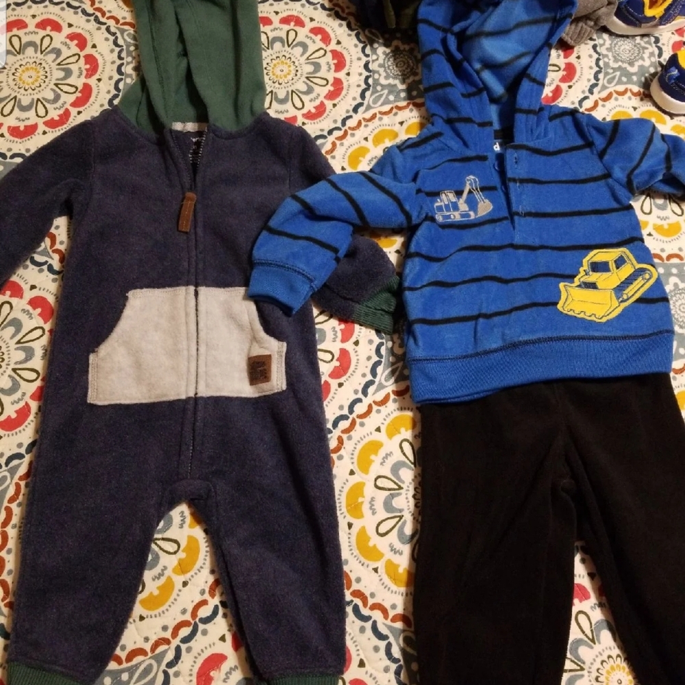 Baby Boy winter fleece outfits